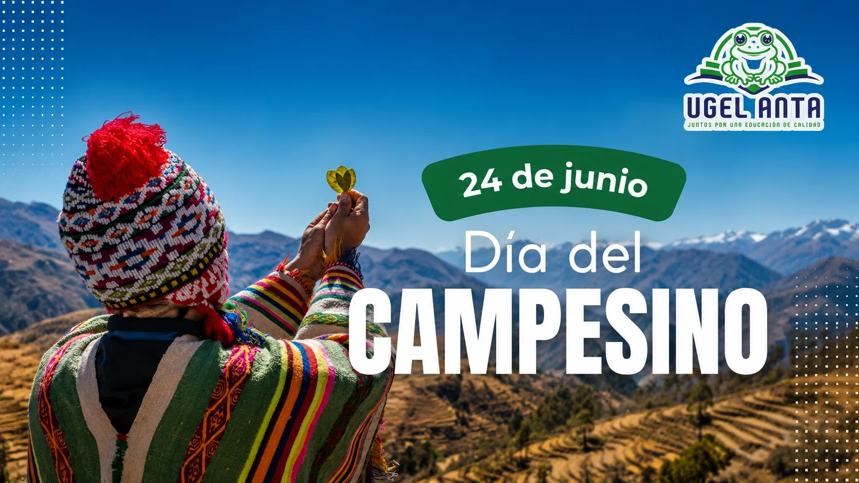 UGEL Anta rinde homenaje a las hermanas y hermanos del campo por el Día del Campesino